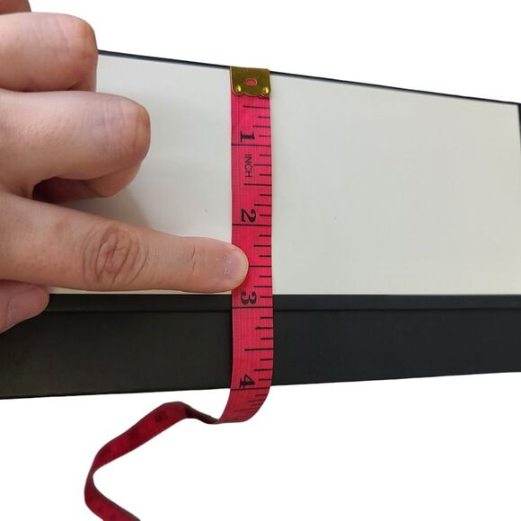 Authentic CHANEL Empty White Black Box 8.75"x8.75"x4" - Picture 13 of 15